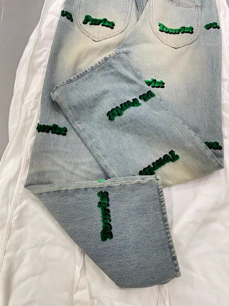 Louis Vuitton LV Classic Print Denim Jeans Size 30 - dmc Size US 30 / EU 46 - 5 Thumbnail