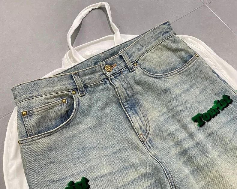 Louis Vuitton LV Classic Print Denim Jeans Size 30 - dmc Size US 30 / EU 46 - 3 Thumbnail