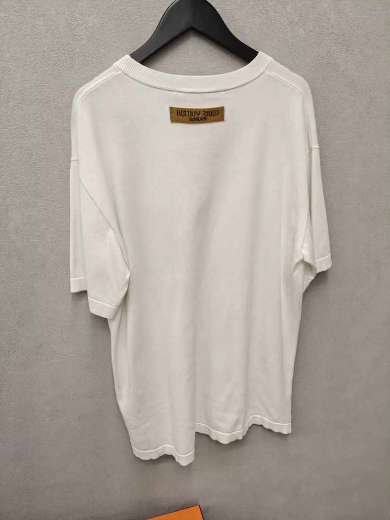 Louis Vuitton LV Paper Plane Graphic Knit T-Shirt - dmc Size US S / EU 44-46 / 1 - 2 Thumbnail