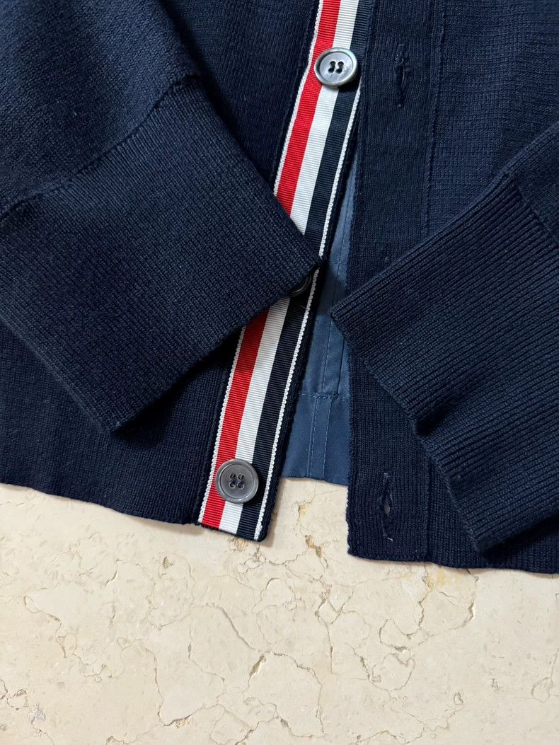 Thom Browne Thom Browne Wool Nylon Cardigan - dmc Size US M / EU 48-50 / 2 - 4 Thumbnail