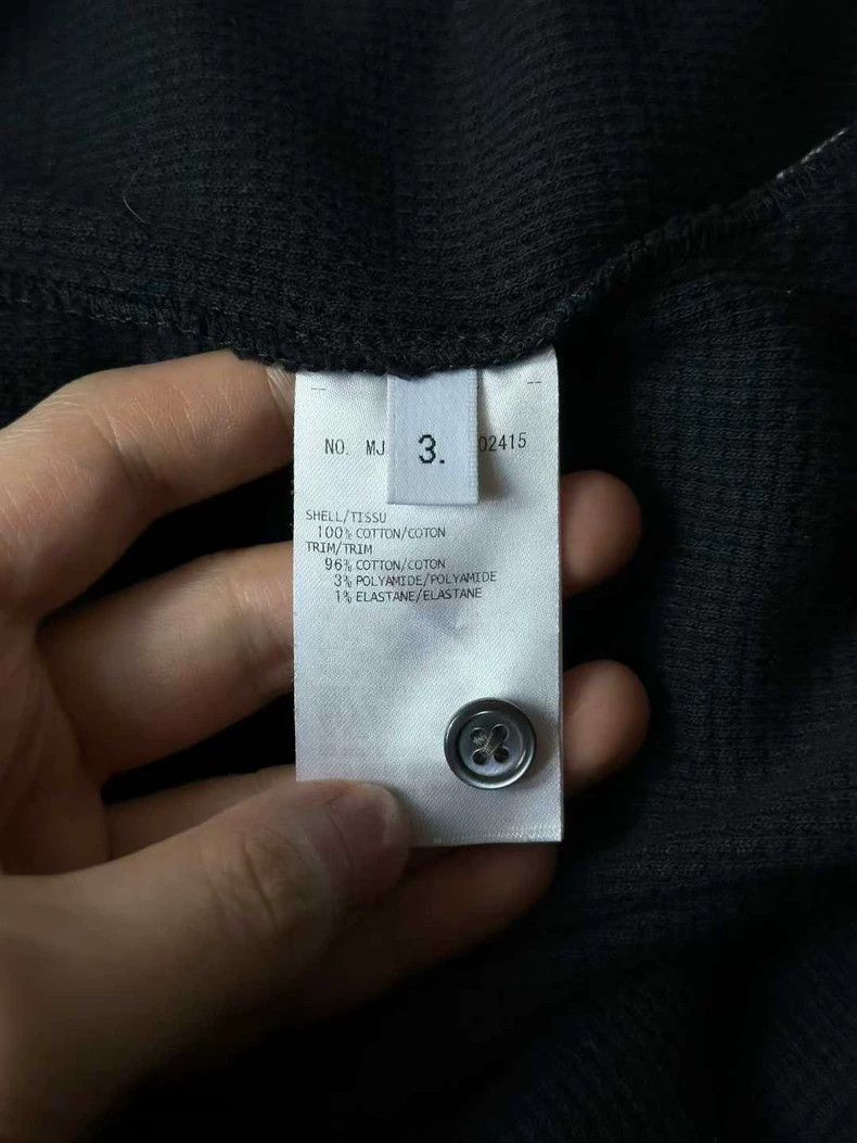 Thom Browne Thom Browne Mock Neck Waffle Knit Top - dmc Size US L / EU 52-54 / 3 - 4 Thumbnail