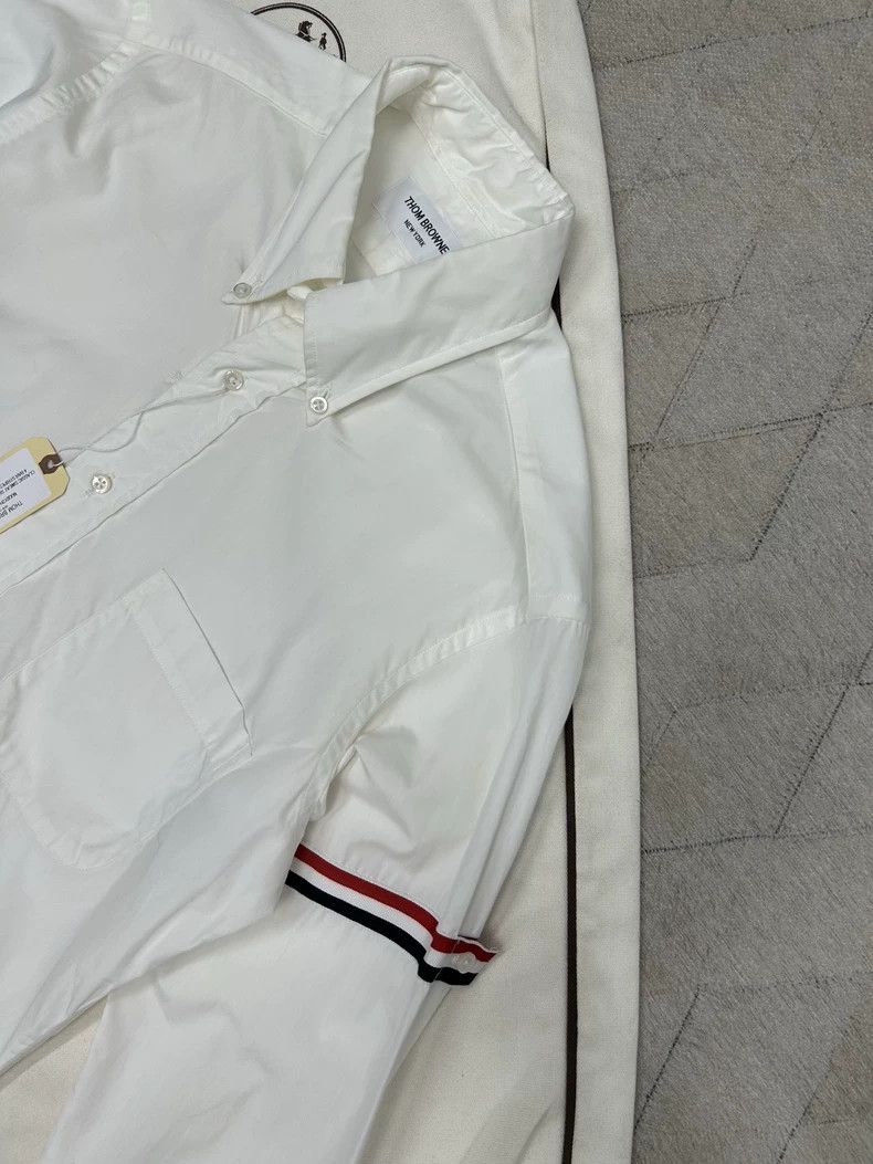 Thom Browne Thom Browne 24SS Ribbon White Shirt - dmc Size US S / EU 44-46 / 1 - 3 Thumbnail