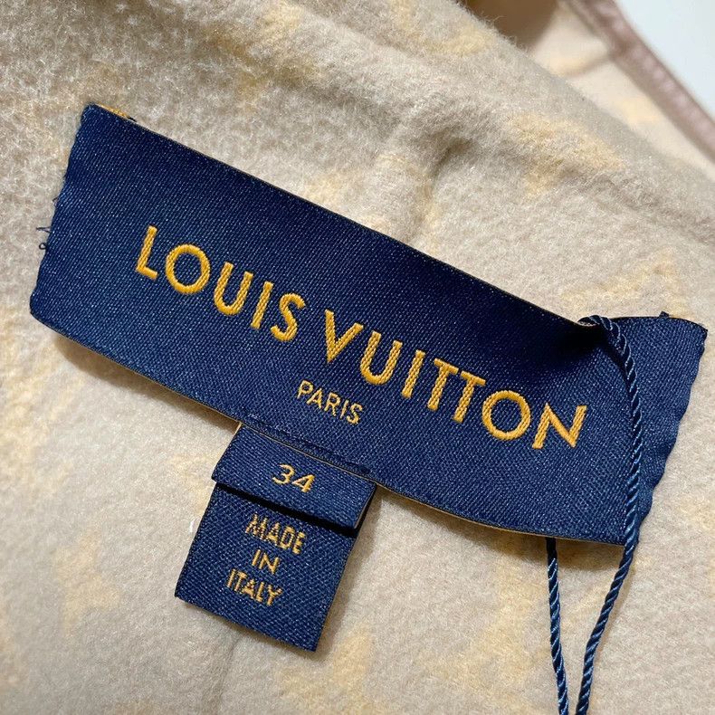 Louis Vuitton LV Camel Monogram Print Coat - dmc Size US XXS / EU 40 - 5 Thumbnail