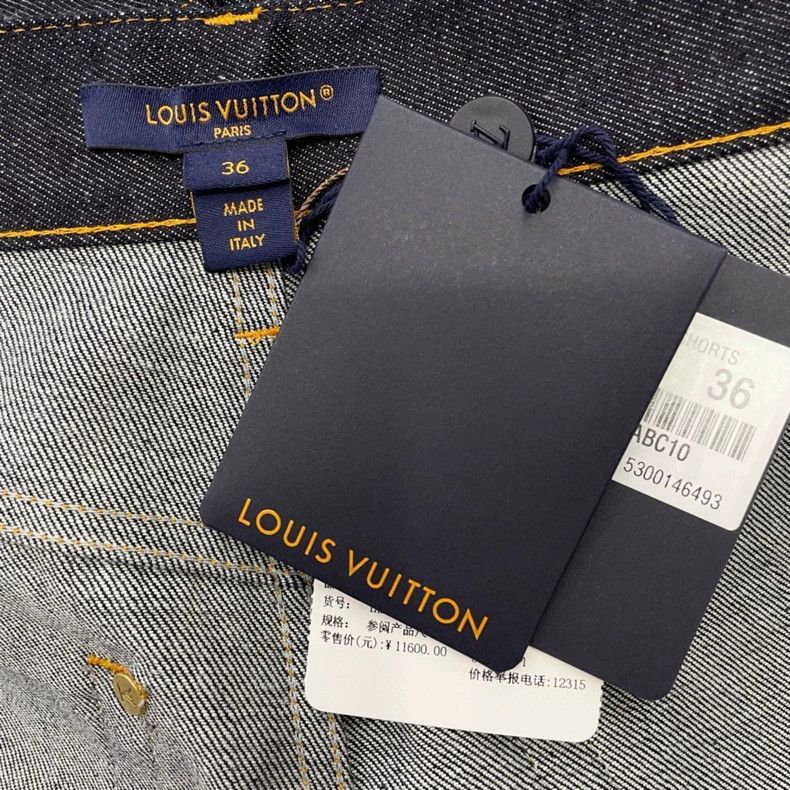Louis Vuitton Louis Vuitton Blue Denim Shorts - dmc Size US 36 / EU 52 - 5 Thumbnail