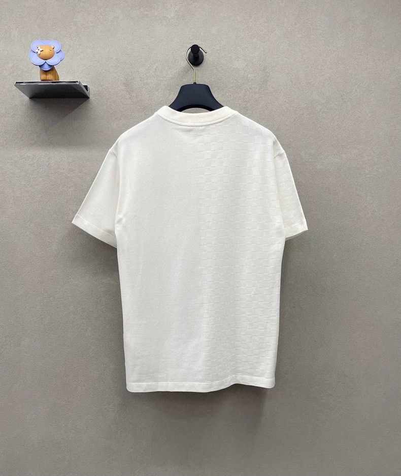 Louis Vuitton LV White Damier Short Sleeve Tee - dmc Size US S / EU 44-46 / 1 - 2 Thumbnail