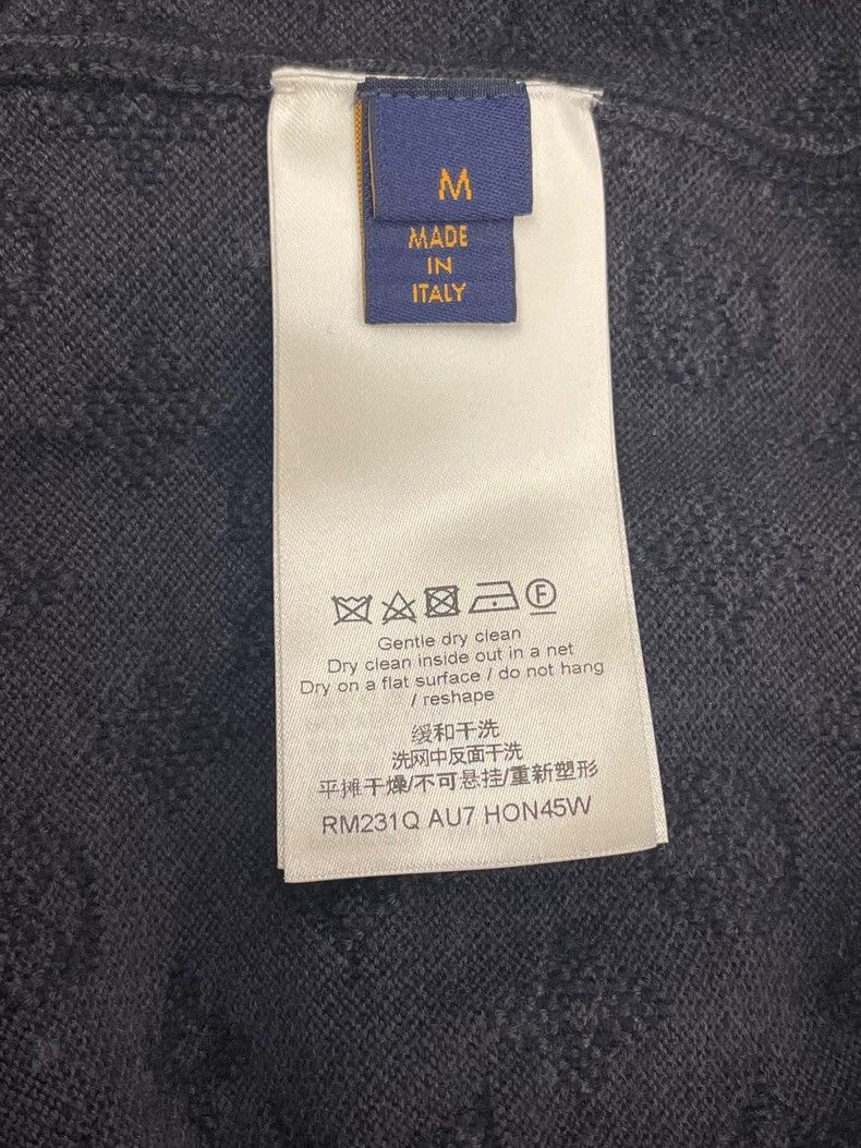 Louis Vuitton Louis Vuitton SS23 Logo Wool Sweatshirt - dmc Size US M / EU 48-50 / 2 - 6 Thumbnail