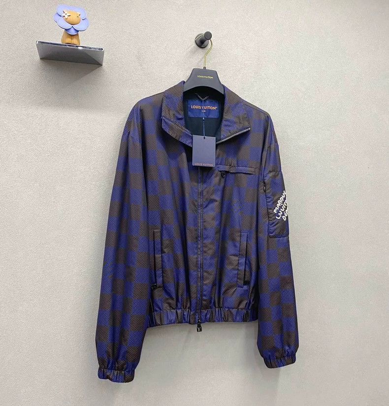 Louis Vuitton Louis Vuitton x Pharrell Blue Jacket - dmc Size US L / EU 52-54 / 3 - 4 Thumbnail