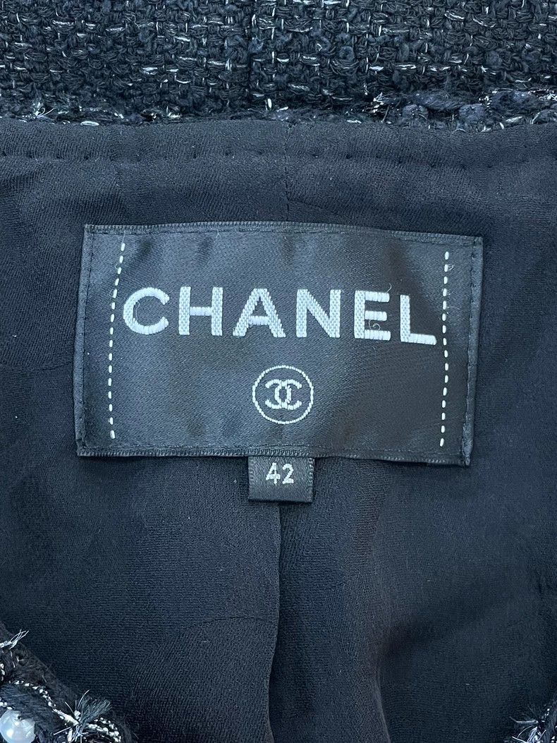 Chanel Chanel 25P Black Pearl Jacket - dmc Size US M / EU 48-50 / 2 - 4 Thumbnail