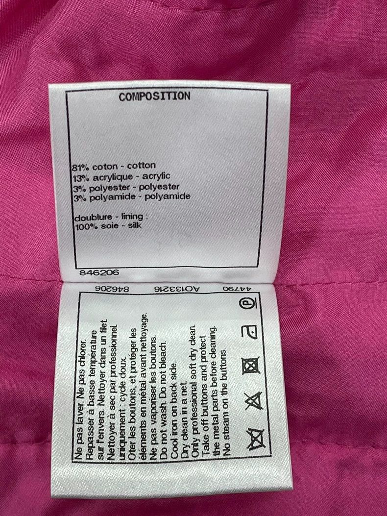 Chanel Chanel Pink V-Neck Knit Jacket - dmc Size US M / EU 48-50 / 2 - 6 Thumbnail