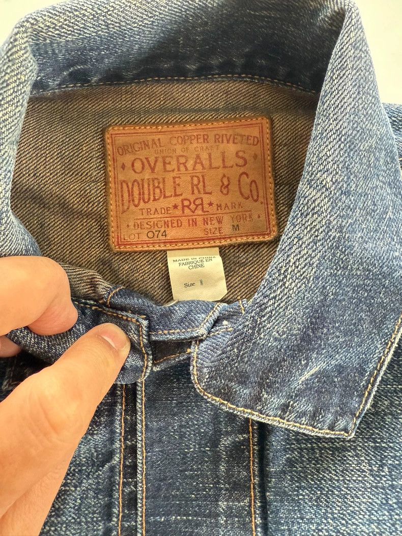 RRL Ralph Lauren RRL Double RL Classic Denim Jacket - dmc Size US M / EU 48-50 / 2 - 2 Thumbnail