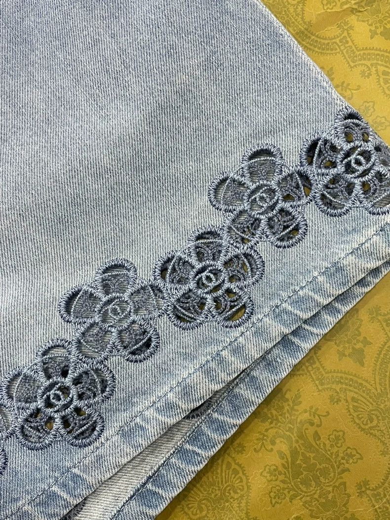 Chanel Chanel 24P Blue High-Waist Shorts - dmc Size US 34 / EU 50 - 2 Thumbnail