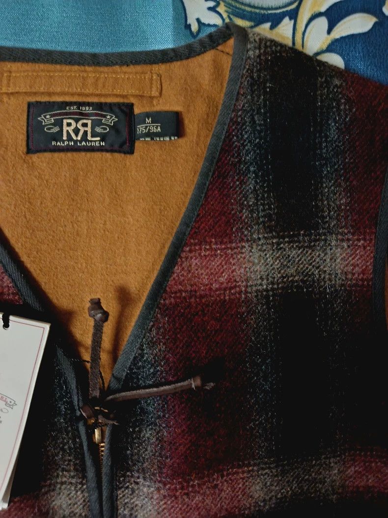 RRL Ralph Lauren RRL Ralph Lauren Plaid Wool Vest - dmc Size US M / EU 48-50 / 2 - 2 Thumbnail