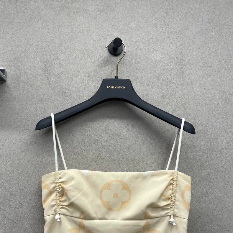 Louis Vuitton LV Cream Sling Short Dress - dmc Size US XS / EU 42 / 0 - 4 Thumbnail
