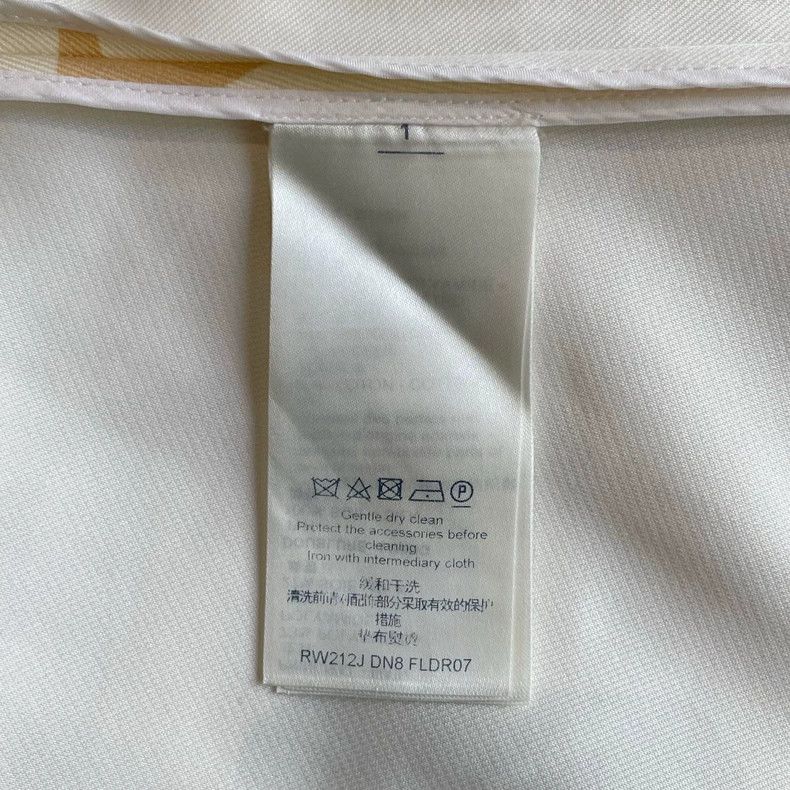 Louis Vuitton LV Cream Sling Short Dress - dmc Size US XS / EU 42 / 0 - 6 Thumbnail