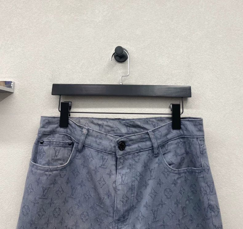Louis Vuitton Louis Vuitton Blue Monogram Jeans - dmc Size US 30 / EU 46 - 4 Thumbnail
