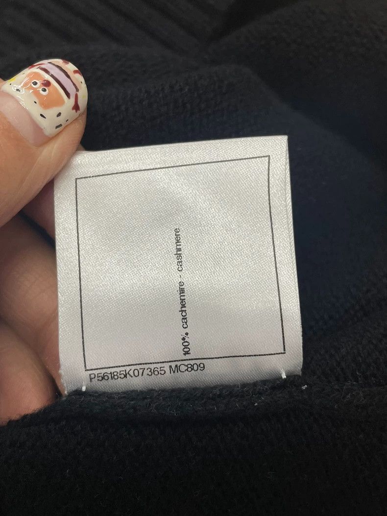 Chanel Chanel Black White Cashmere Cardigan - dmc Size US M / EU 48-50 / 2 - 7 Thumbnail