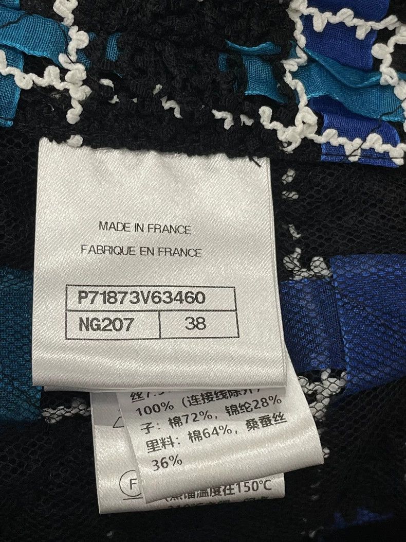 Chanel Chanel Black Blue Plaid Tweed Vest - dmc Size US S / EU 44-46 / 1 - 5 Thumbnail