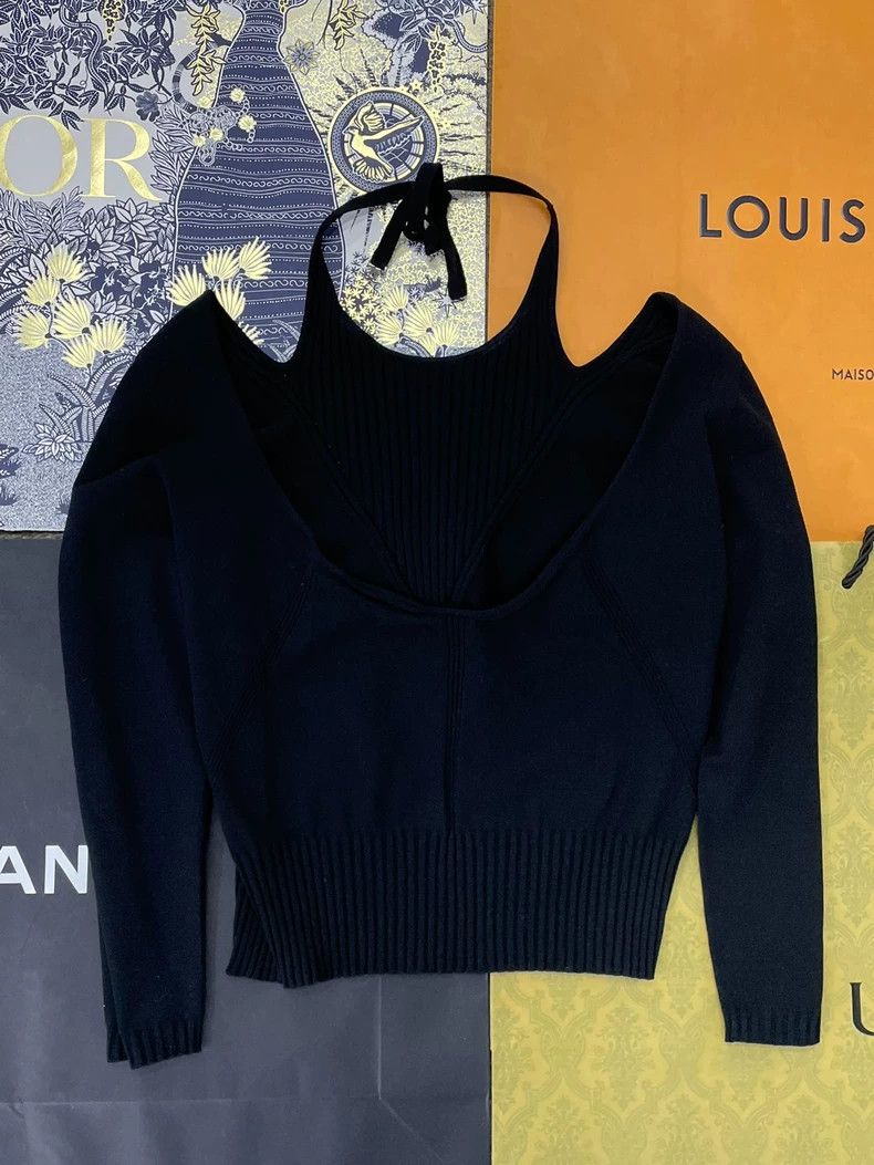 Chanel Chanel 23B Pearl Button Knit Top - dmc Size US M / EU 48-50 / 2 - 2 Thumbnail
