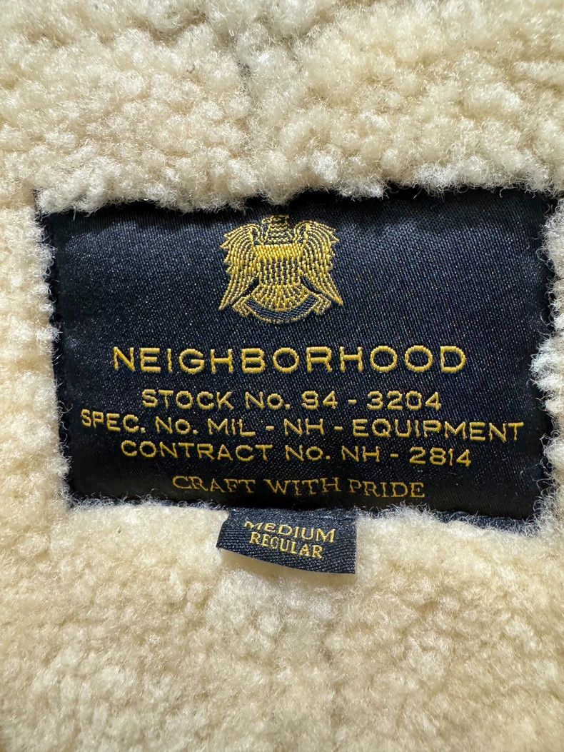 Neighborhood NBHD Shearling Leather Jacket - dmc Size US M / EU 48-50 / 2 - 6 Thumbnail