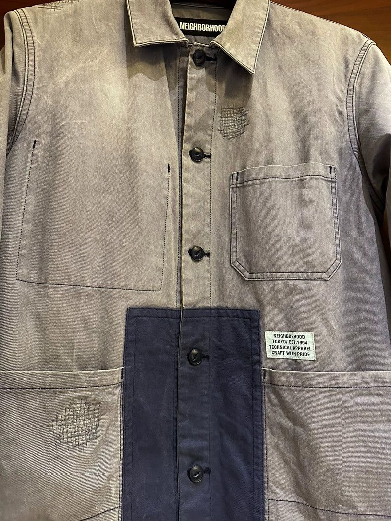 Neighborhood Neighborhood Light Gray Blue Jacket - dmc Size US L / EU 52-54 / 3 - 2 Thumbnail