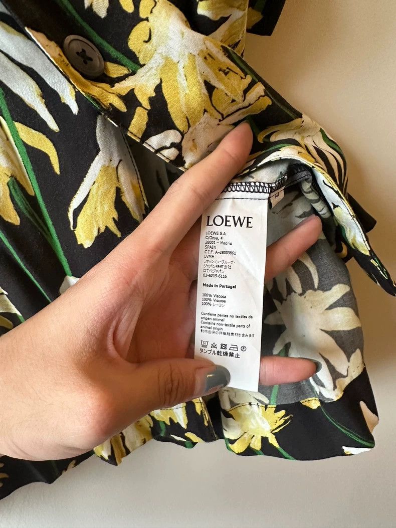 Loewe LOEWE Classic Floral Print Shirt - dmc Size US M / EU 48-50 / 2 - 3 Thumbnail