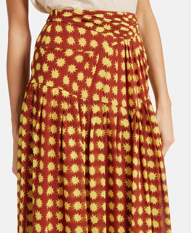 Diane von Furstenberg Maxi-skirt Size 34" / US 12 / IT 48 - 3 Thumbnail