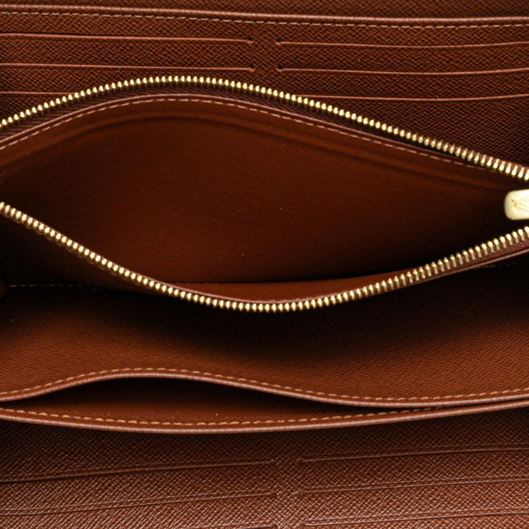 Louis Vuitton Louis Vuitton Monogram Zippy Wallet, Round Zipper Long Wallet M42616, Brown, Women's, LOUIS VUITTON Size ONE SIZE - 7 Thumbnail