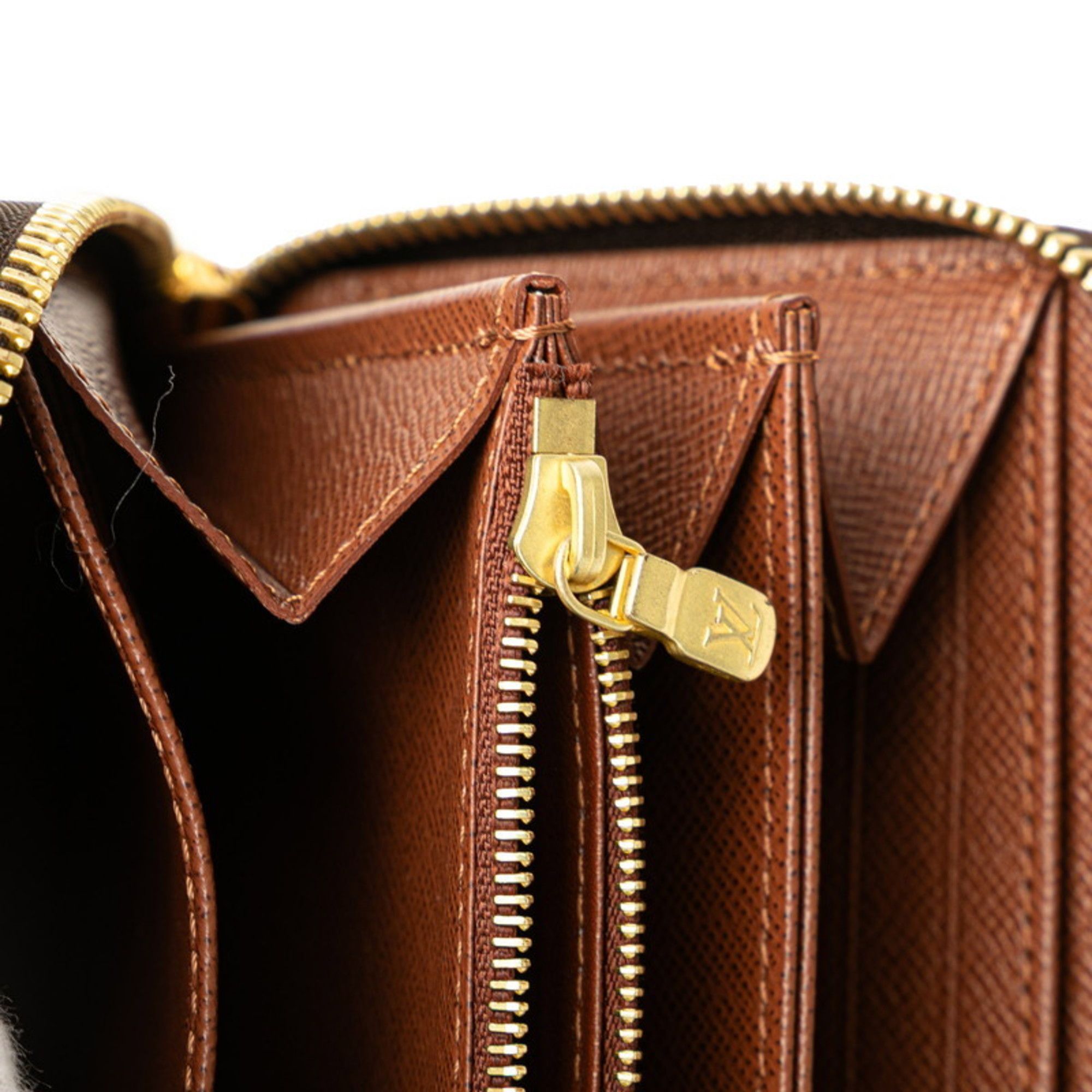 Louis Vuitton Louis Vuitton Monogram Zippy Wallet, Round Zipper Long Wallet M42616, Brown, Women's, LOUIS VUITTON Size ONE SIZE - 8 Thumbnail