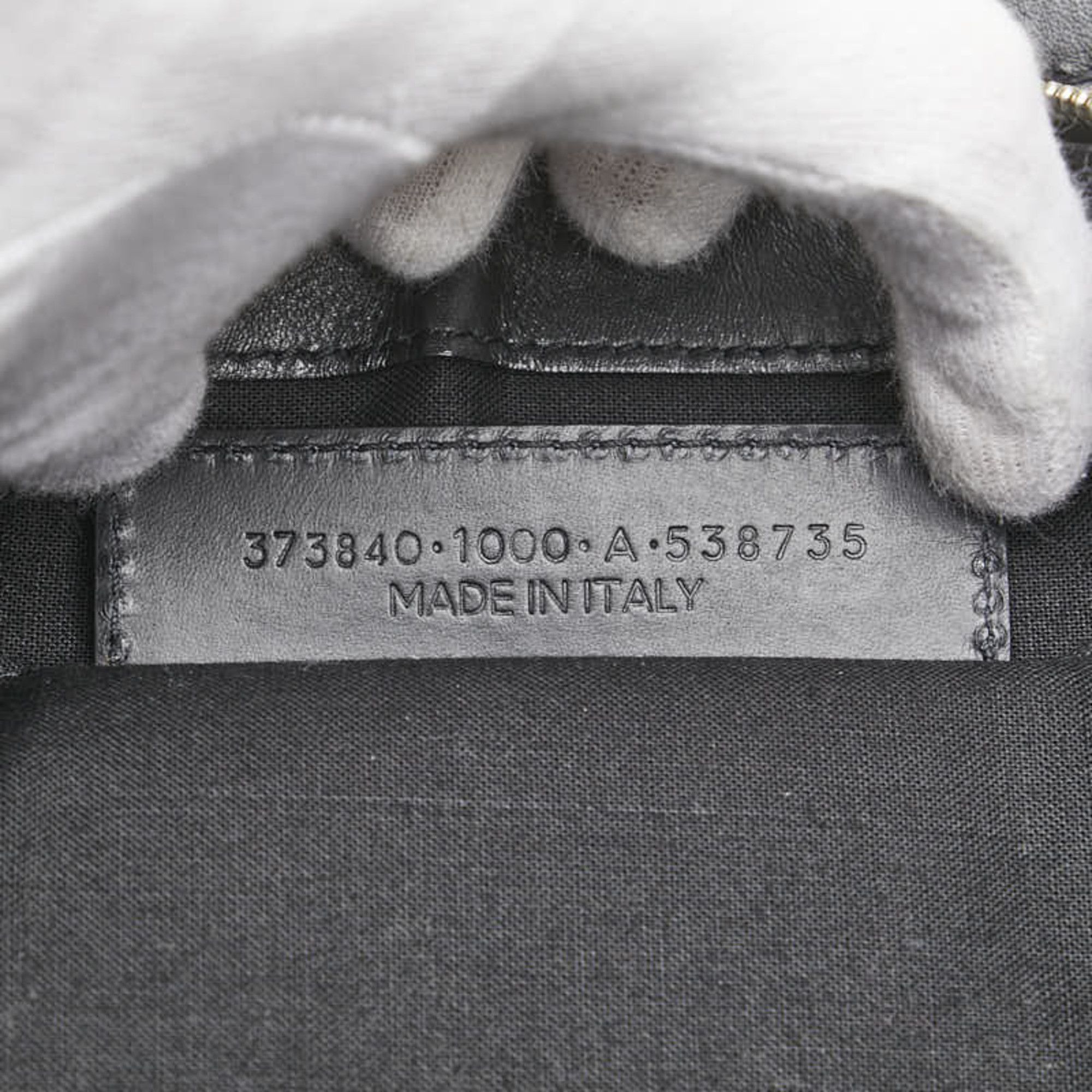 Balenciaga Balenciaga Navy Clip L Clutch Bag 373840 in Black Canvas and Leather for Women Size ONE SIZE - 8 Thumbnail