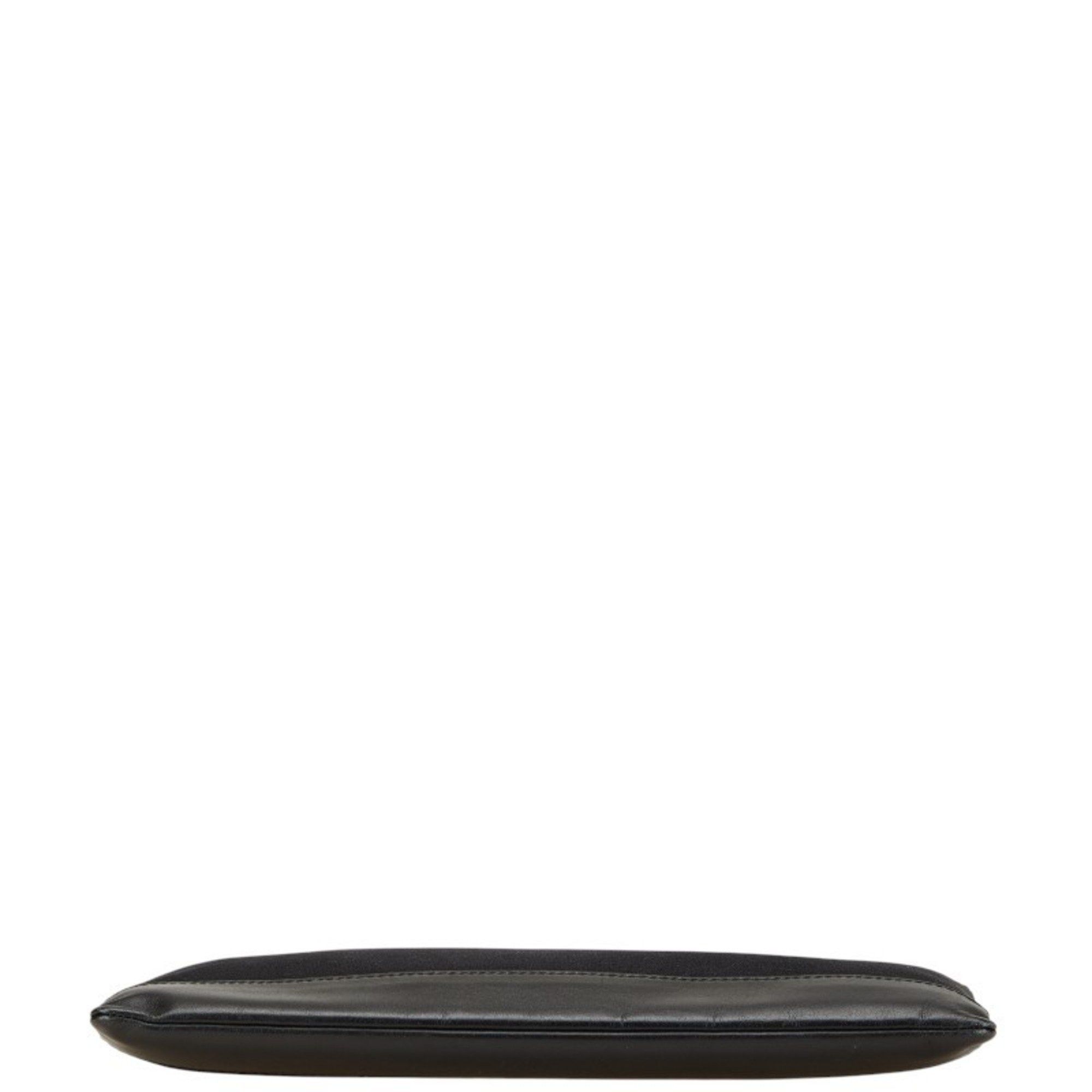 Balenciaga Balenciaga Navy Clip L Clutch Bag 373840 in Black Canvas and Leather for Women Size ONE SIZE - 3 Thumbnail