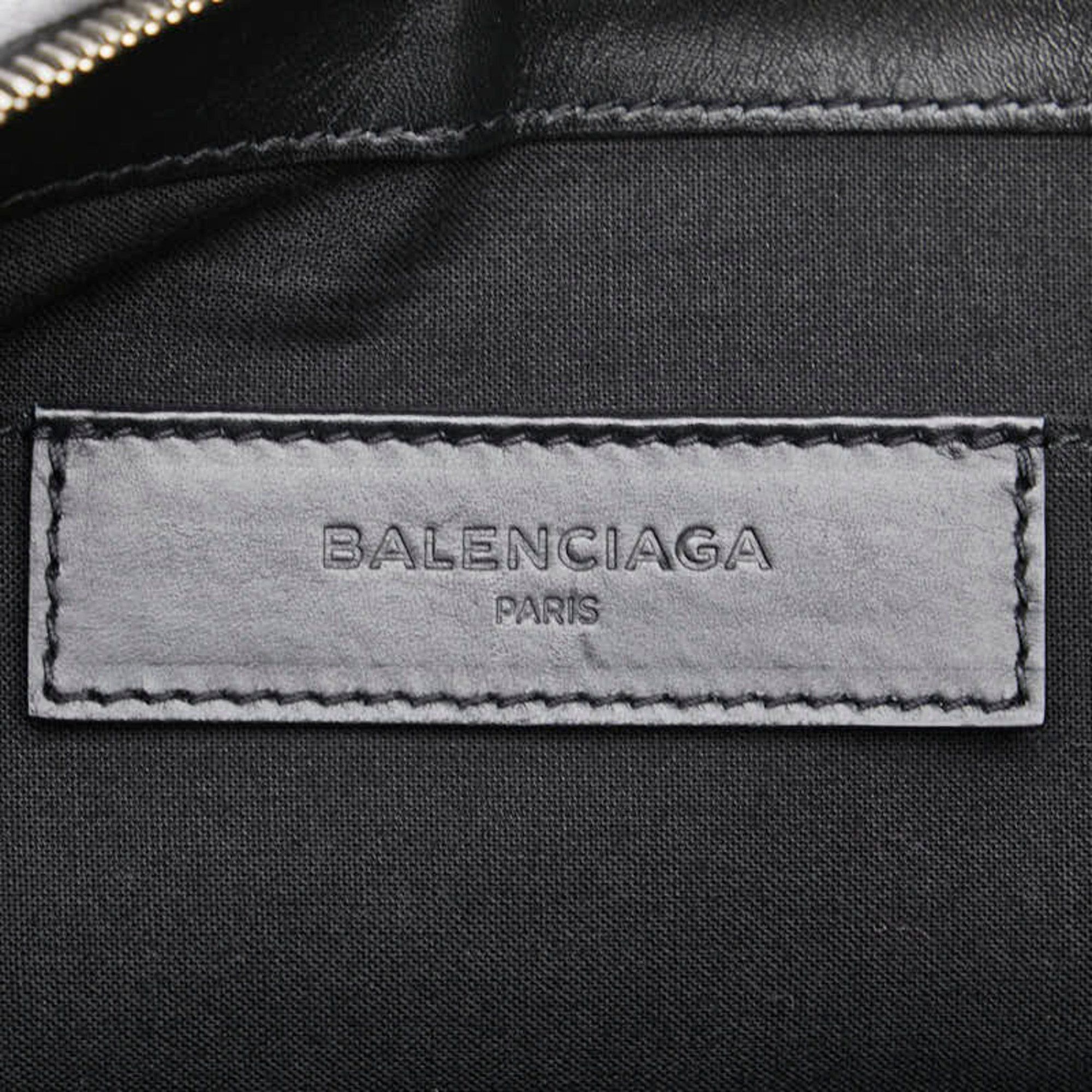 Balenciaga Balenciaga Navy Clip L Clutch Bag 373840 in Black Canvas and Leather for Women Size ONE SIZE - 7 Thumbnail