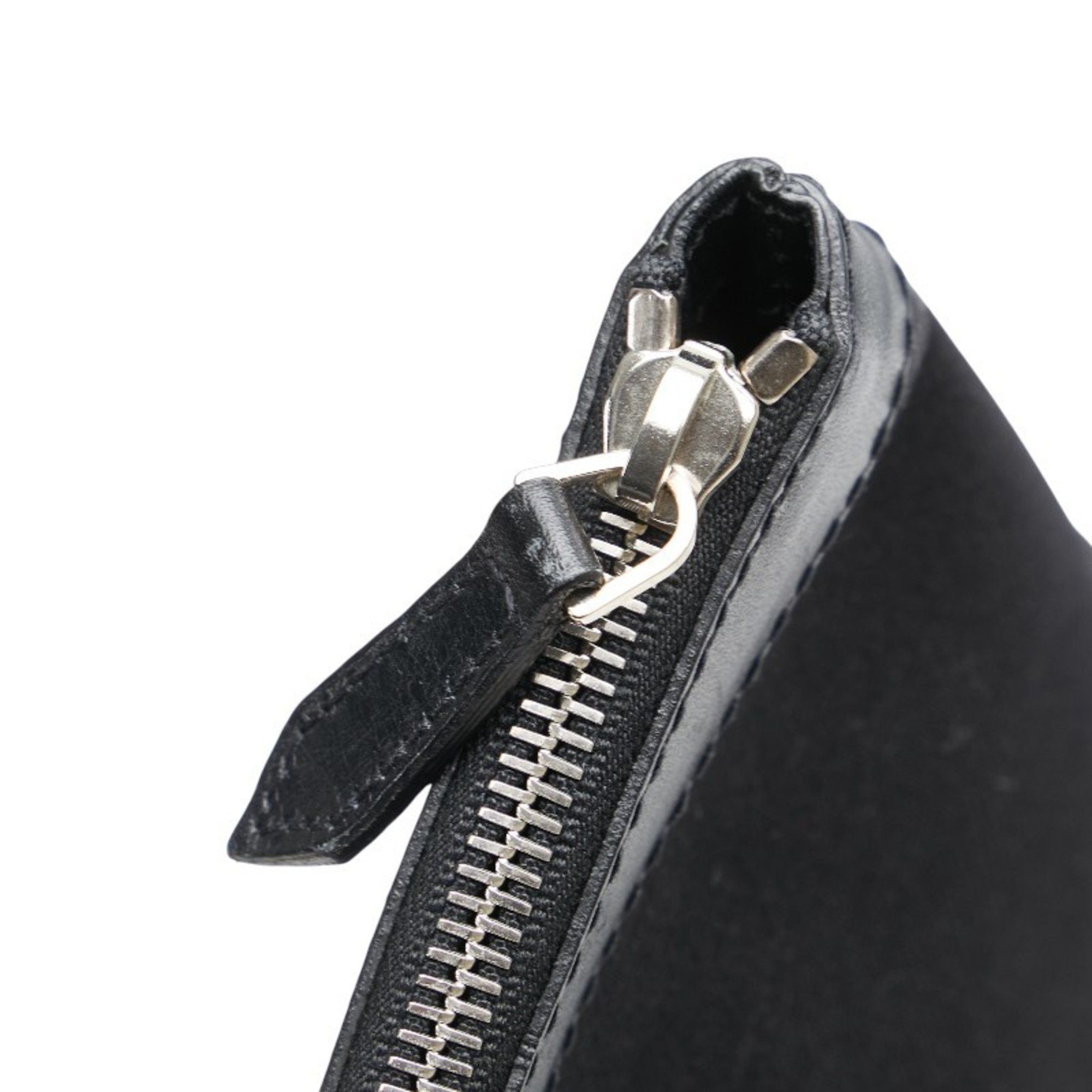 Balenciaga Balenciaga Navy Clip L Clutch Bag 373840 in Black Canvas and Leather for Women Size ONE SIZE - 5 Thumbnail