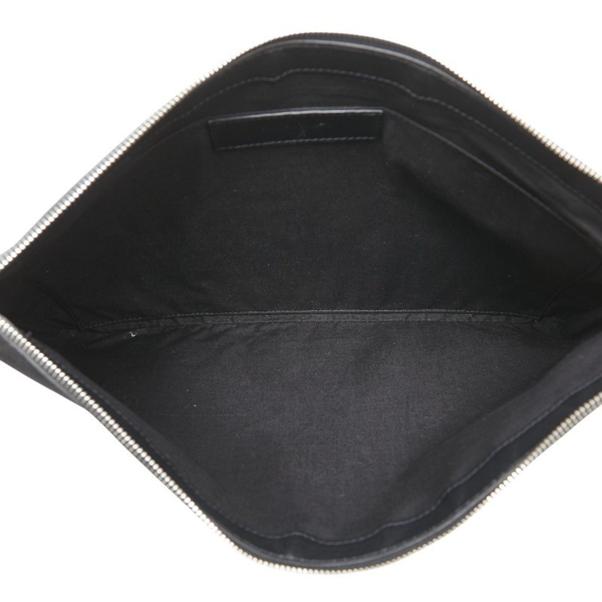 Balenciaga Balenciaga Navy Clip L Clutch Bag 373840 in Black Canvas and Leather for Women Size ONE SIZE - 6 Thumbnail