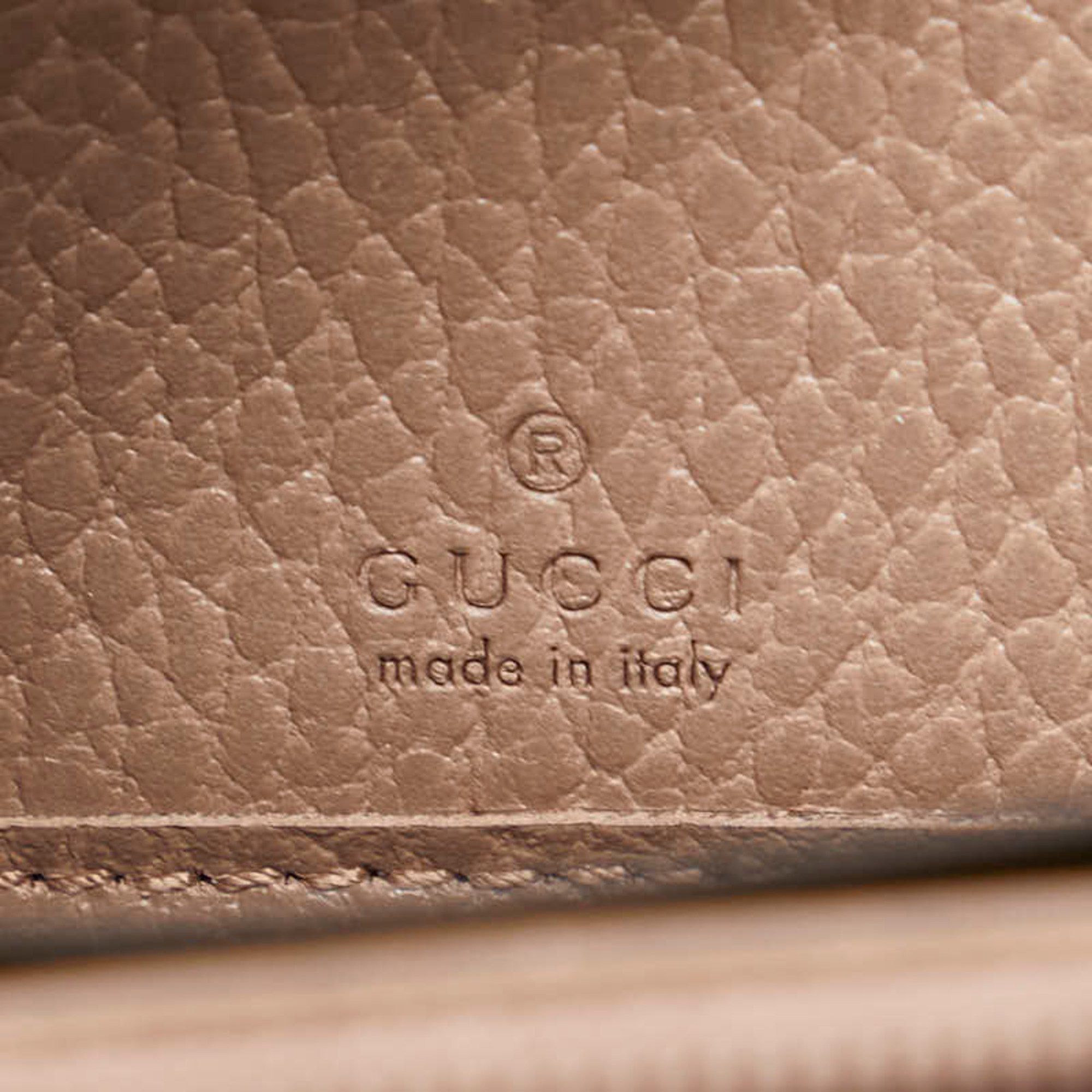 Gucci Gucci GG Marmont Zip-Around Long Wallet 456117 Beige Leather Women's GUCCI Size ONE SIZE - 8 Thumbnail