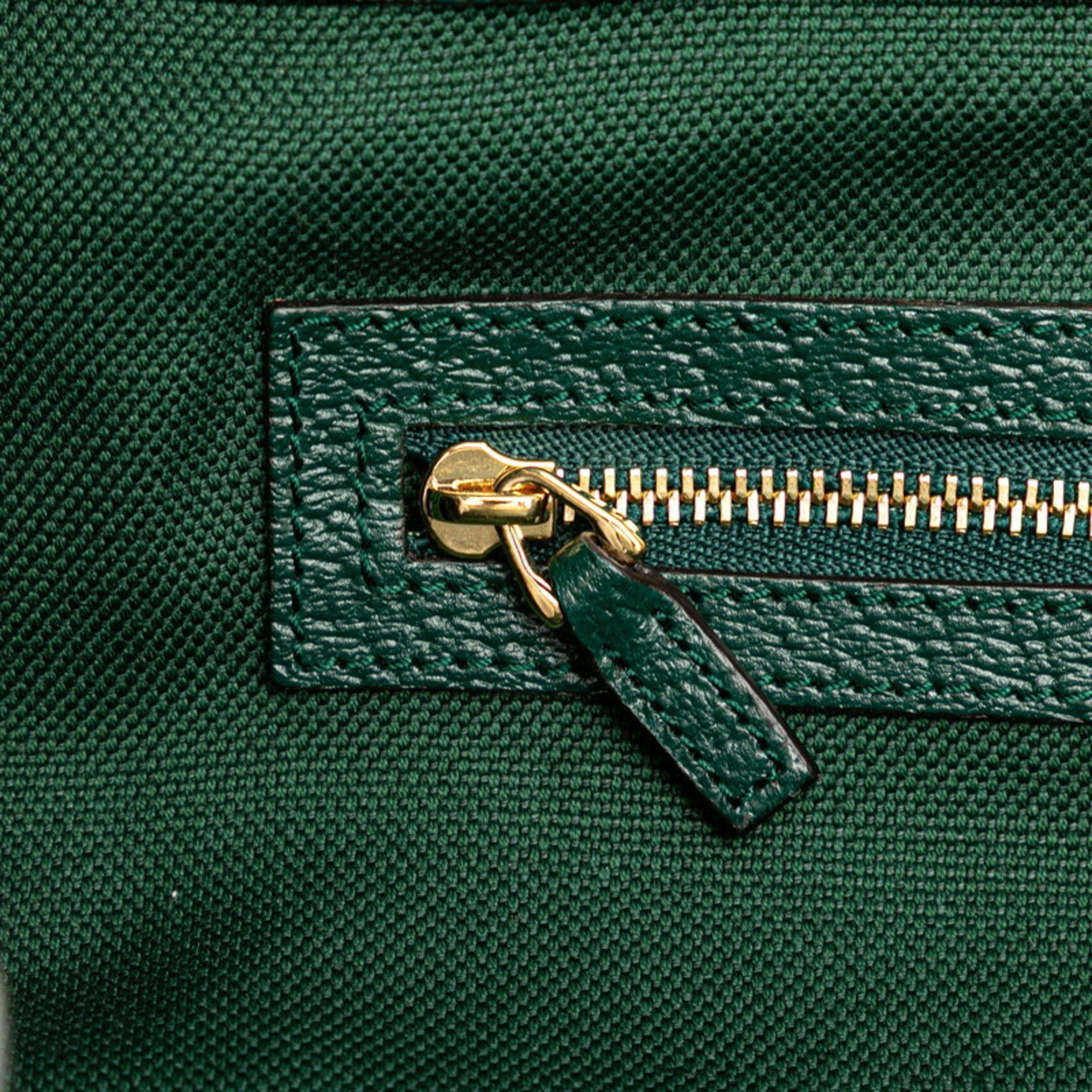 Gucci Gucci Ophidia 100th Anniversary Limited Edition Tote Bag 676681 Beige Green Multicolor Canvas Leather Women's GUCCI Size ONE SIZE - 8 Thumbnail