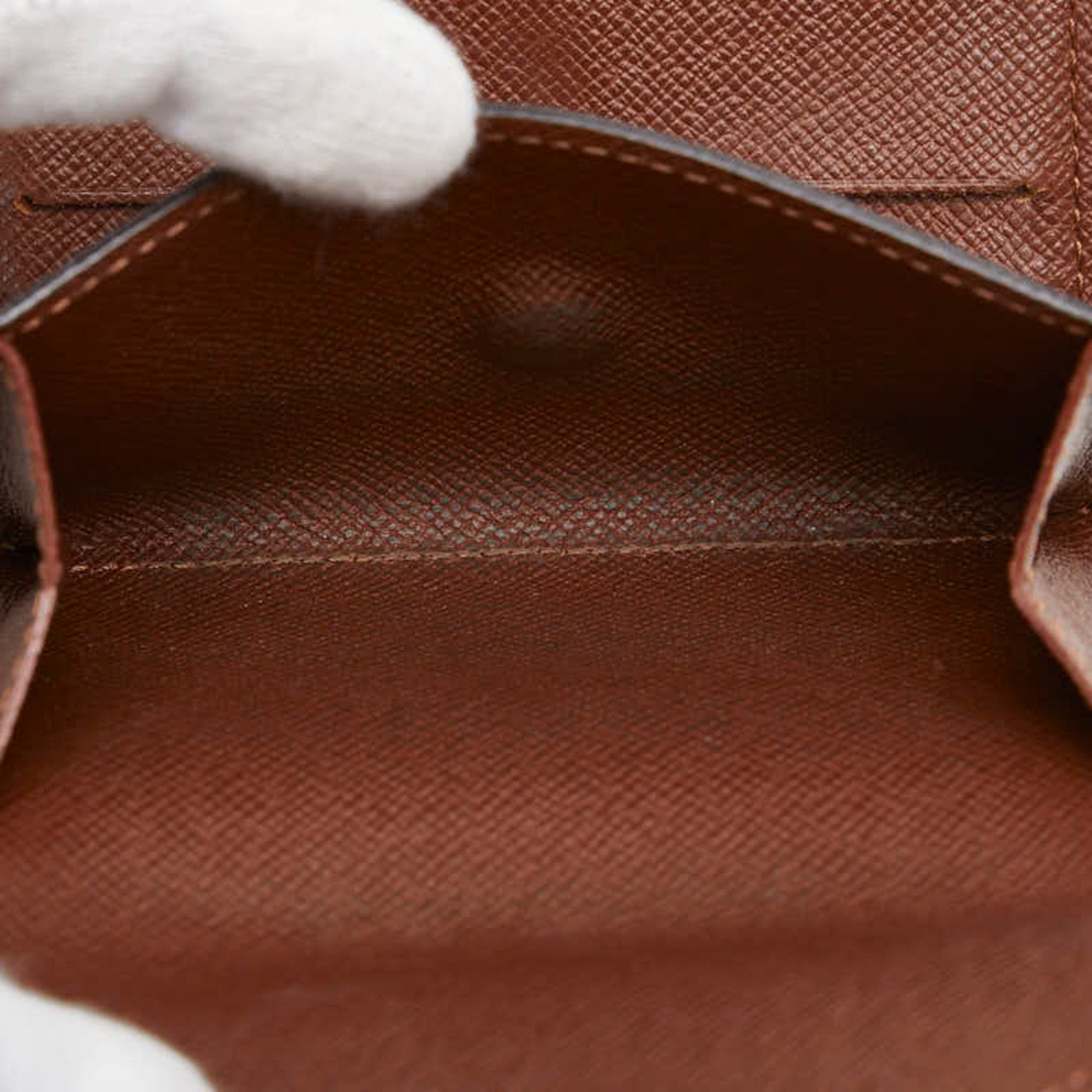 Louis Vuitton Louis Vuitton Monogram Portefeuille Helene Tri-fold Wallet M60253 Brown Leather Women's LOUIS VUITTON Size ONE SIZE - 6 Thumbnail