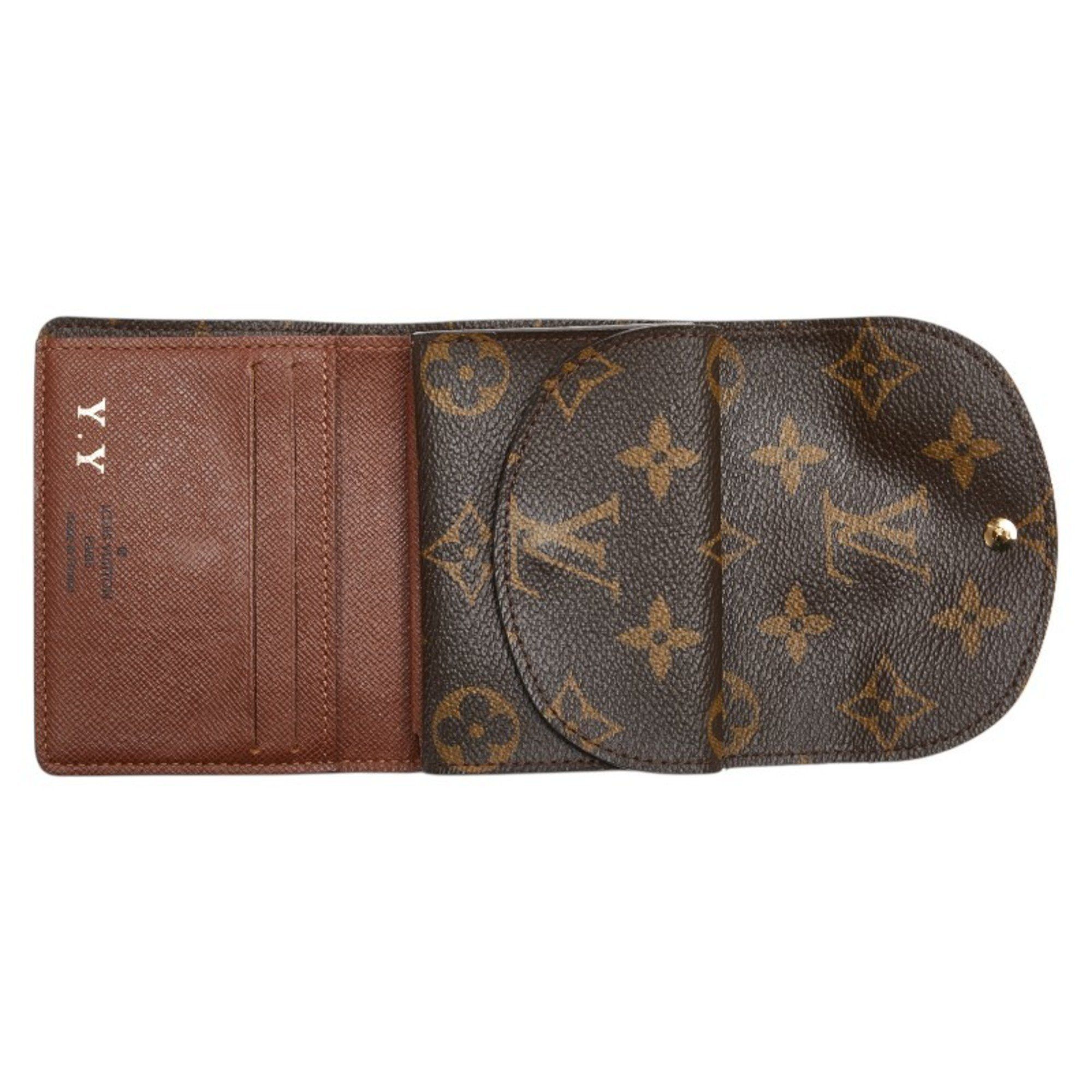 Louis Vuitton Louis Vuitton Monogram Portefeuille Helene Tri-fold Wallet M60253 Brown Leather Women's LOUIS VUITTON Size ONE SIZE - 5 Thumbnail