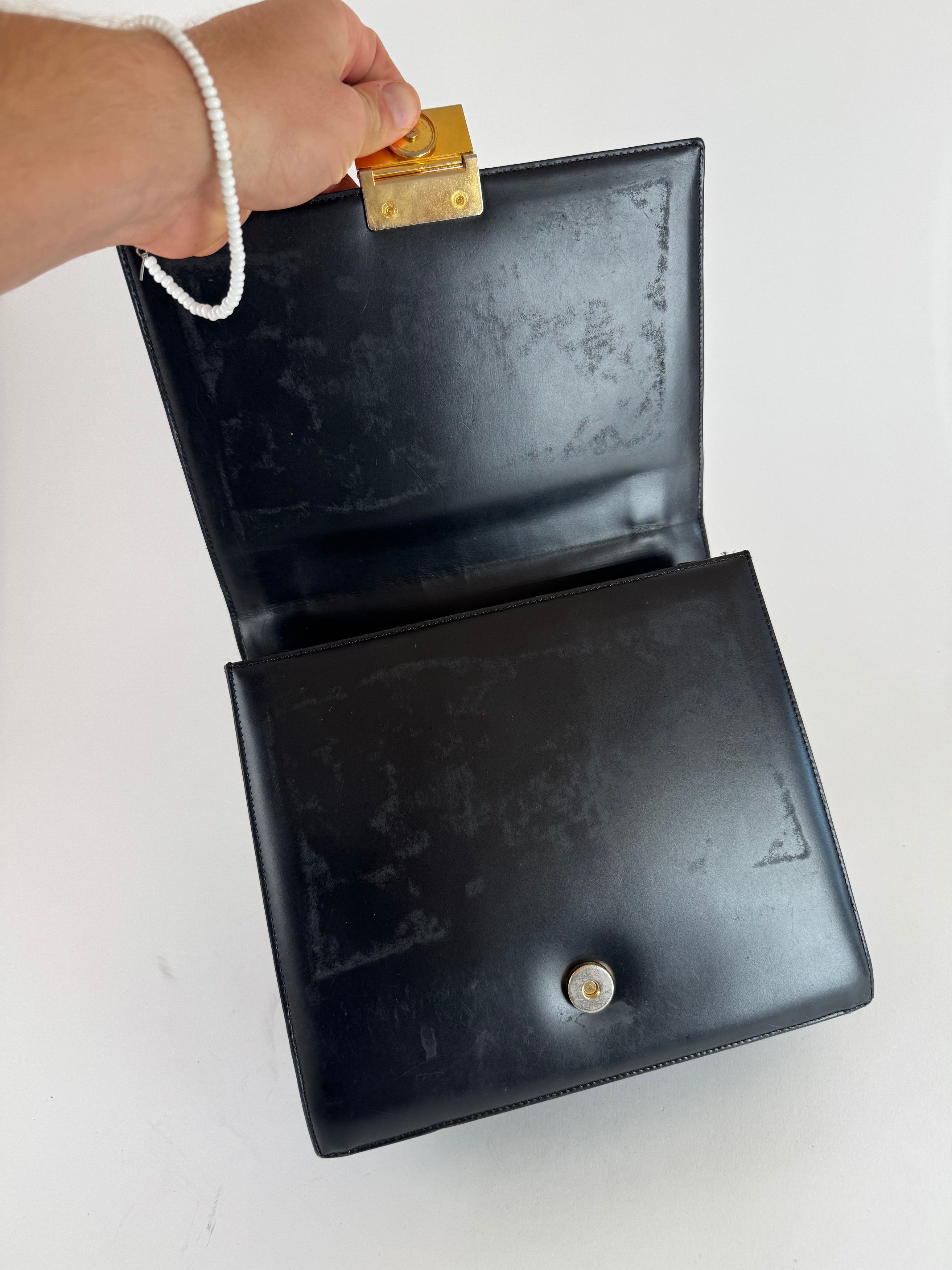 Givenchy Vintage 4G Patent Leather bag black Size ONE SIZE - 10 Thumbnail