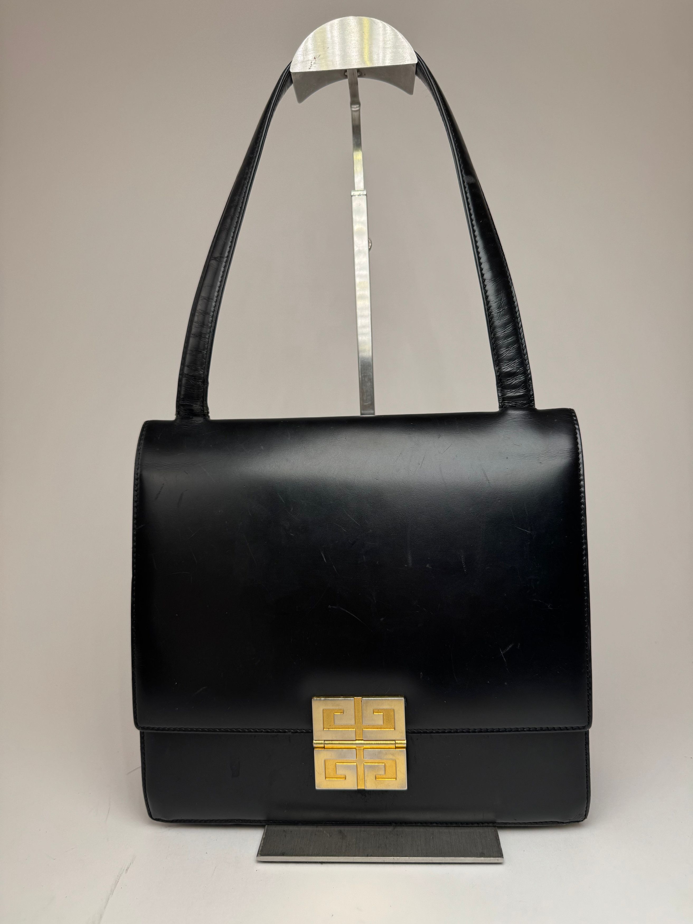 Givenchy Vintage 4G Patent Leather bag black Size ONE SIZE - 4 Thumbnail