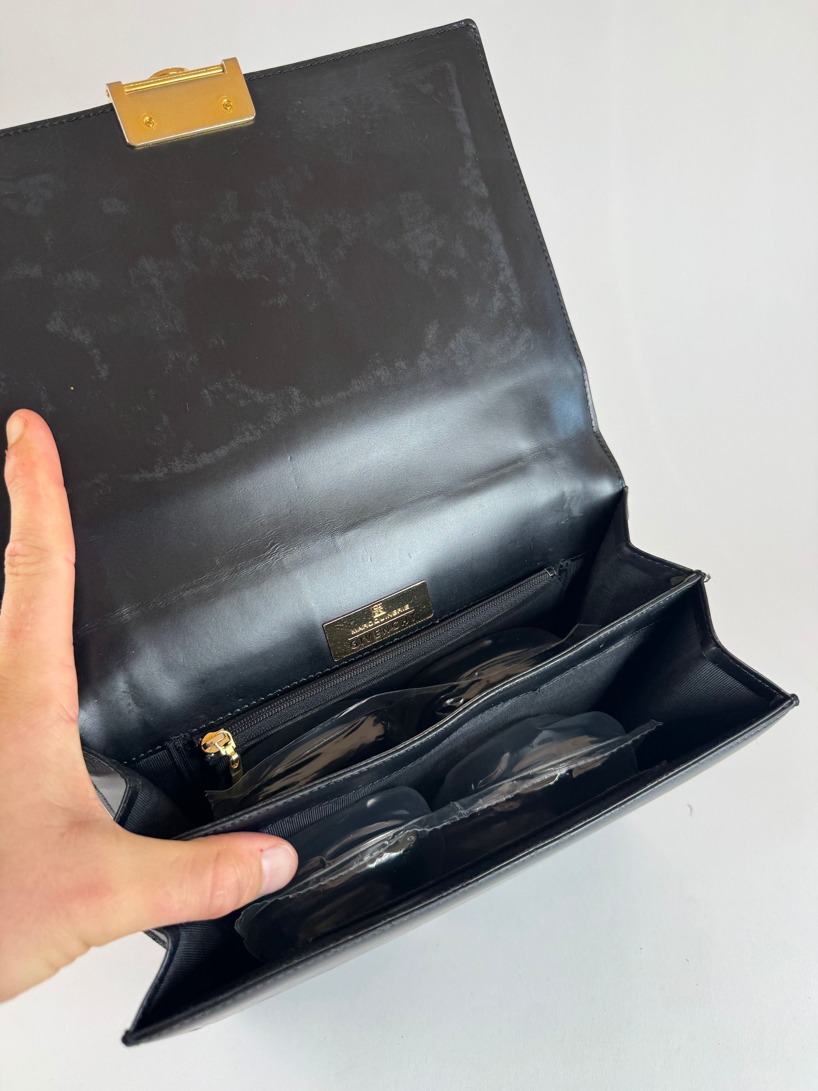 Givenchy Vintage 4G Patent Leather bag black Size ONE SIZE - 12 Thumbnail
