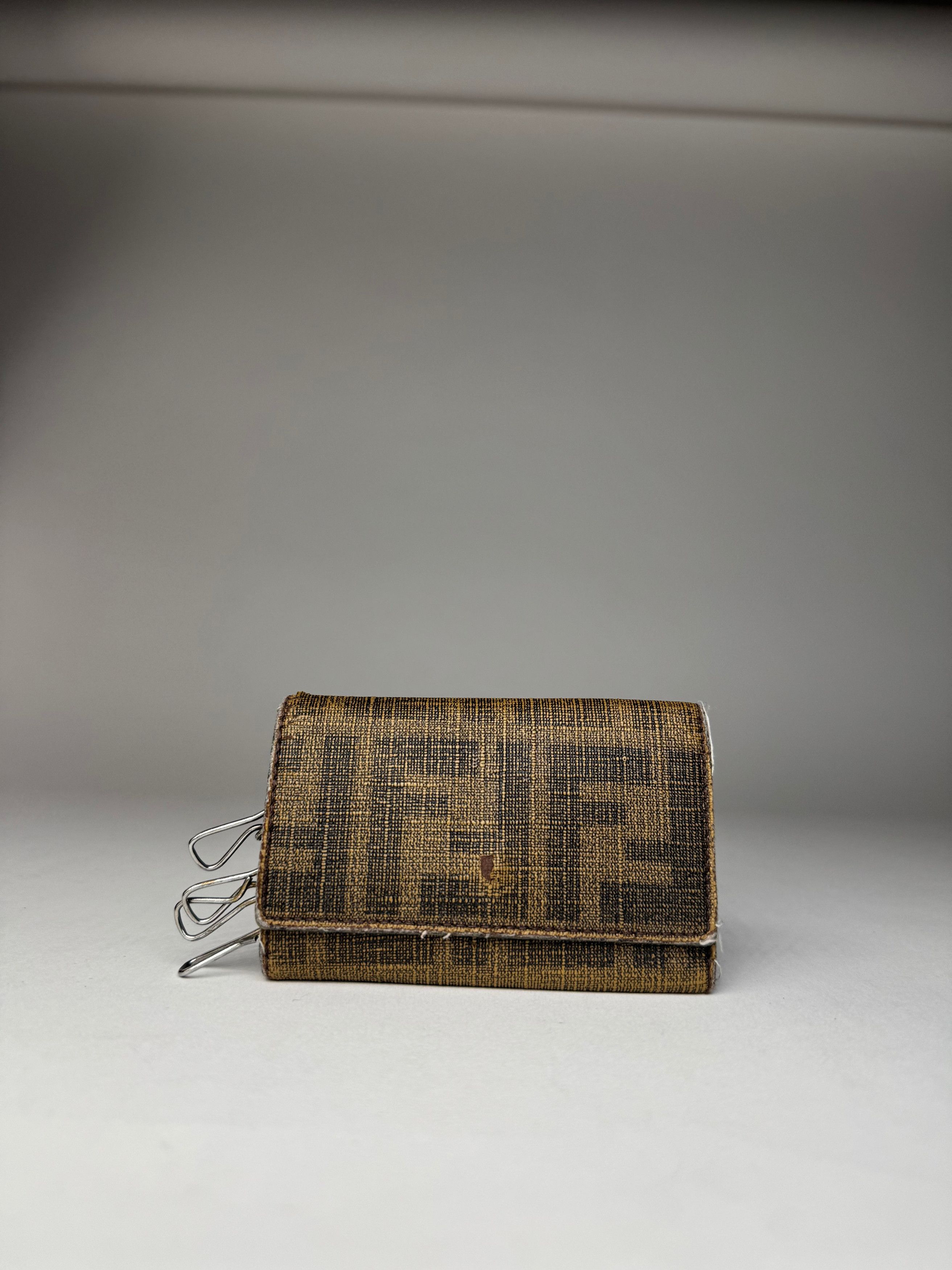 Fendi Vintage Monogram Key Holder Brown Size ONE SIZE - 6 Thumbnail