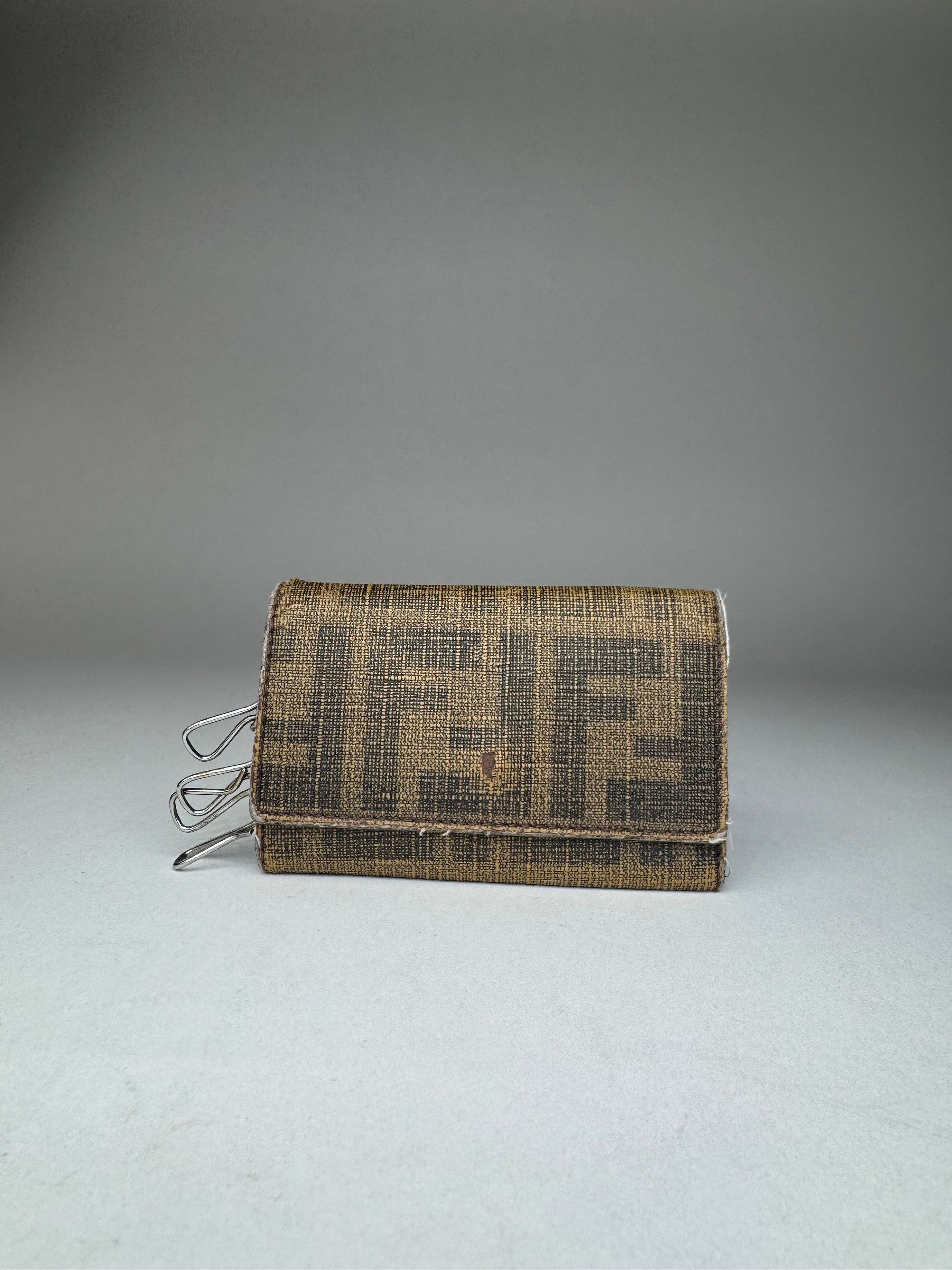 Fendi Vintage Monogram Key Holder Brown Size ONE SIZE - 13 Thumbnail