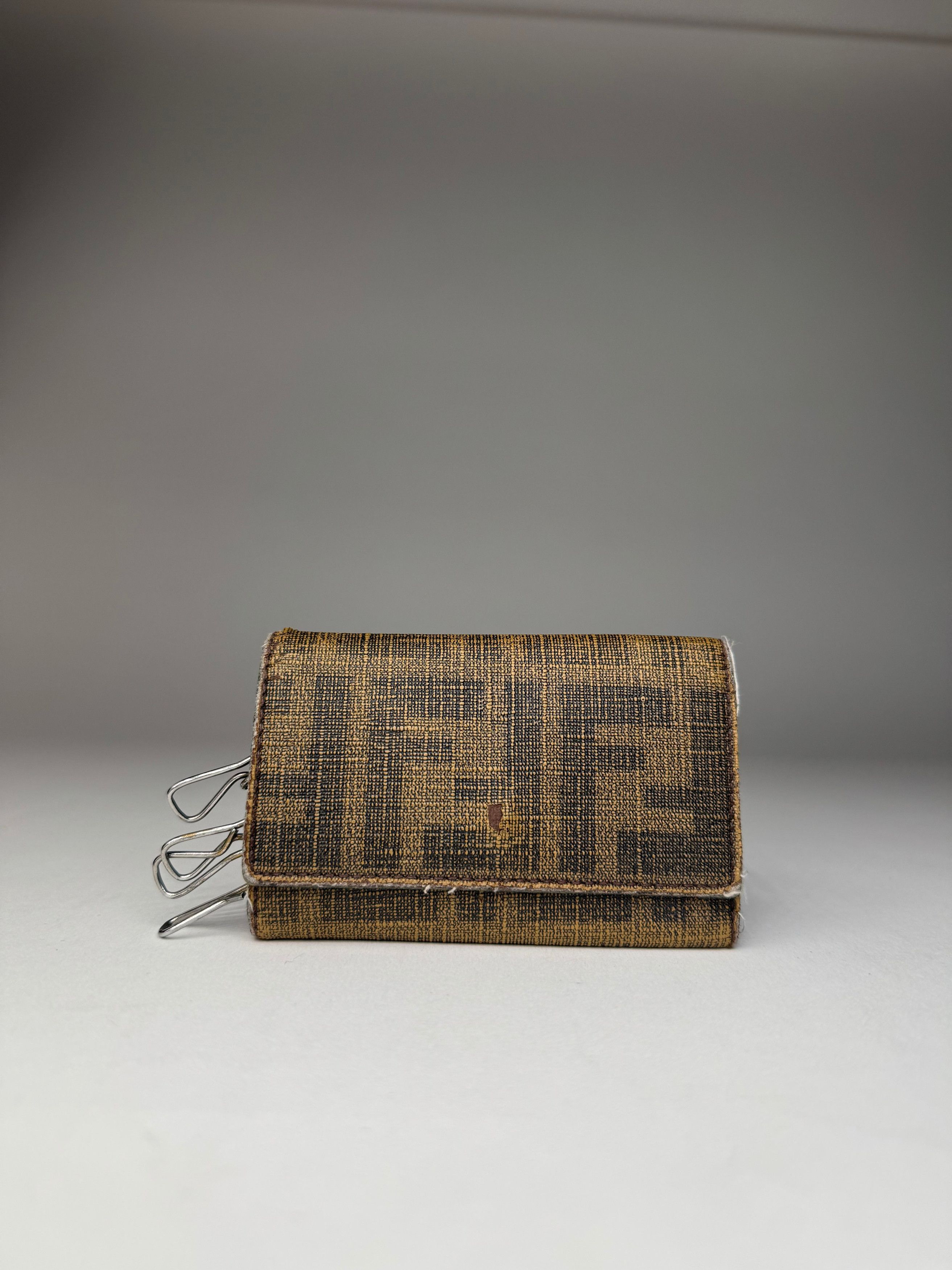 Fendi Vintage Monogram Key Holder Brown Size ONE SIZE - 4 Thumbnail