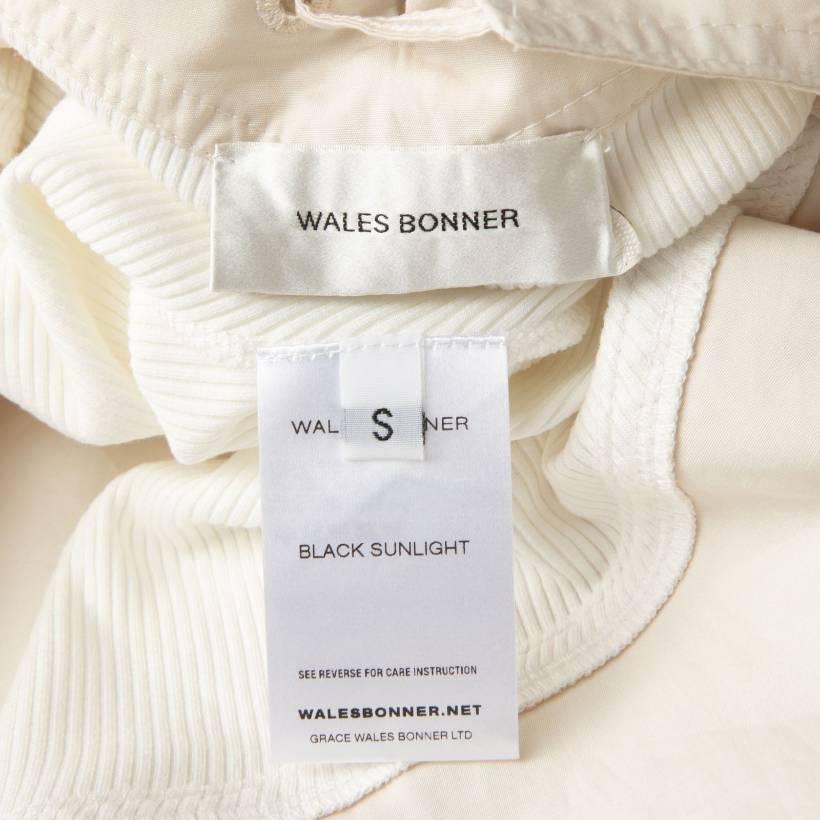Wales Bonner White Ribbed Jersey Midi Skirt Size 27" / US 4 / IT 40 - 10 Thumbnail