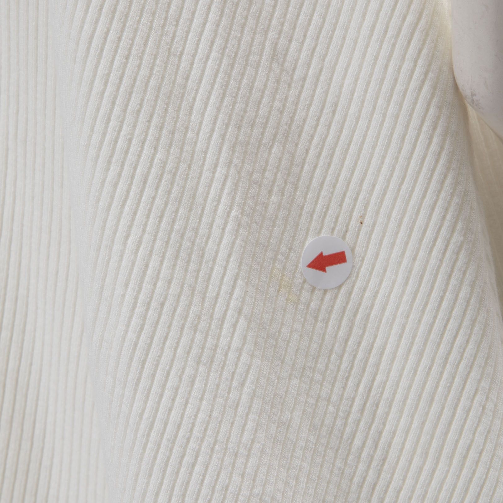 Wales Bonner White Ribbed Jersey Midi Skirt Size 27" / US 4 / IT 40 - 5 Thumbnail