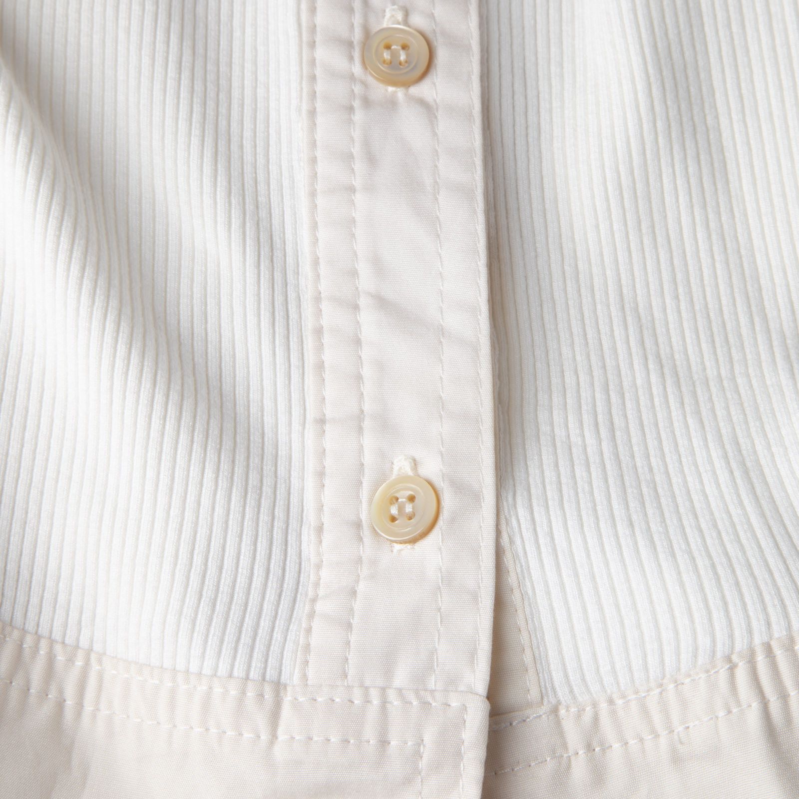 Wales Bonner White Ribbed Jersey Midi Skirt Size 27" / US 4 / IT 40 - 3 Thumbnail