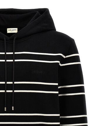 Saint Laurent Paris saint laurent striped hoodie Size US XL / EU 56 / 4 - 3 Thumbnail