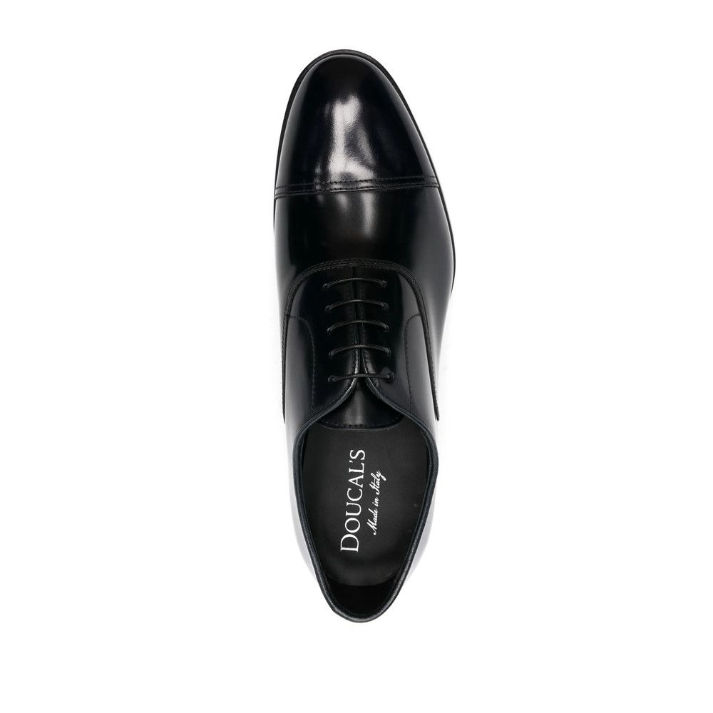 Doucal's Doucal's BLACK Oxford Shoes Size US 7 / EU 40 - 4 Thumbnail