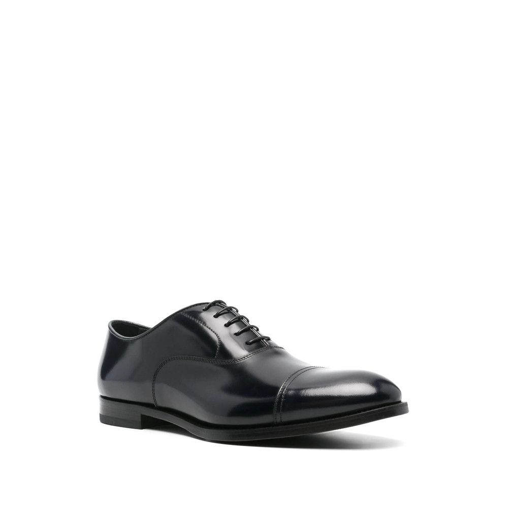 Doucal's Doucal's BLACK Oxford Shoes Size US 7 / EU 40 - 2 Thumbnail