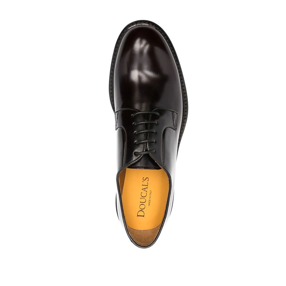 Doucal's Doucal's BROWN Derby Shoes Size US 6 / EU 39 - 3 Thumbnail
